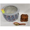 Image 2 : ASIAN STYLE FLOWER POT, SPOON, + MORE