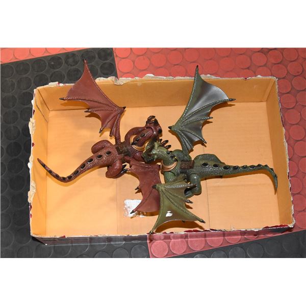 2 MEGA BLOKS DRAGONS