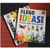 Image 1 : 2 LEGO BOOKS THE LEGO IDEAS BOOK, STANDING SMALL