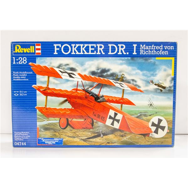 REVELL FOKKER DR.I 1/20 MODEL KIT