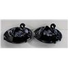 Image 1 : BLUE MOUNTAIN POTTERY - 2 SWAN BOWLS + 2 ASHTRAYS