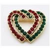 Image 1 : ESTATE METRO MUSEUM OF ART GOLD TONE HEART BROOCH