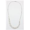 Image 1 : ESTATE 925 STAMPED SINGAPORE BRAIDED 18" NECKLACE
