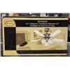 Image 1 : NEW SEYMOUR 42" CEILING FAN WITH REVERSIBLE BLADES