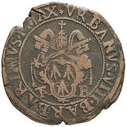 Ferrara  Urbano VIII (1623-1644). Mezzo bolognino 1623