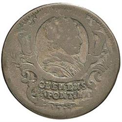 Ferrara  Clemente XI (1700-1721). Muraiola da 8 baiocchi 1717