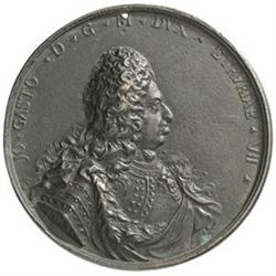 Firenze  Gian Gastone de' Medici (1671-1737) Medaglia 1723 per l'investitura a Granduca