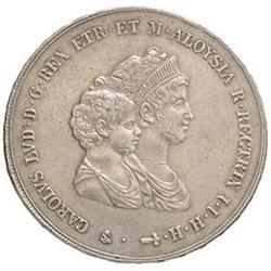 Firenze  Carlo Ludovico di Borbone e Maria Luisa (1824-1847) Dena 1807