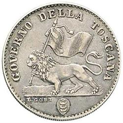 Firenze  Governo Provvisorio (1859-1860) Fiorino da 100 quattrini