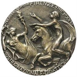Firenze  Mostra Nazionale Didattica 1925 Medaglia premio assegnata al  Regio Istituto Tecnico \Caio 