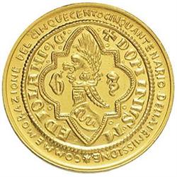 Milano   Medaglia per il 550nario del fiorino d'oro di Gian Galeazzo Visconti