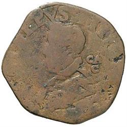 Napoli  Filippo IV (1621-1665). Grano 1637