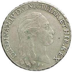 Napoli  Ferdinando IV (1759-1816) Piastra 1796