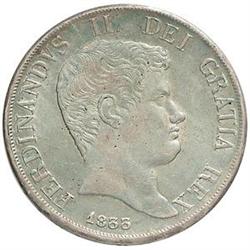 Napoli  Ferdinando II (1830-1859). Piastra 1833