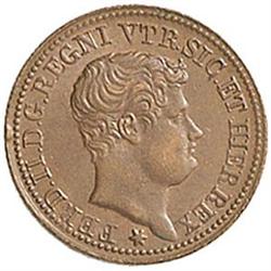 Napoli  Ferdinando II (1830-1859). Tornese 1835