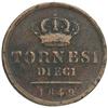 Image 2 : Napoli  Ferdinando II (1830-1859). 10 tornesi 1849