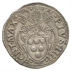 Roma  Pio IV (1559-1565). Testone