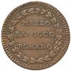 Image 2 : Roma  Pio VI (1775-1799). Mezzo baiocco A.X