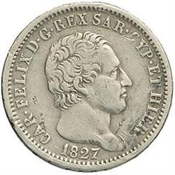 Carlo Felice (1821-1831) Lira 1827T