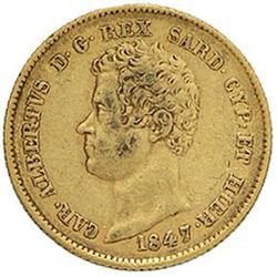 Carlo Alberto (1831-1849). 20 lire 1847 G