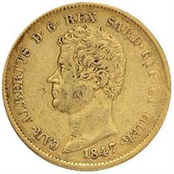 Carlo Alberto (1831-1849). 20 lire 1847 T