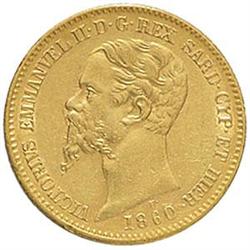 Vittorio Emanuele II (1849-1861). 20 lire 1860 G