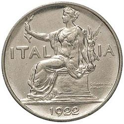 Vittorio Emanuele III (1900-1943). Lira 1922