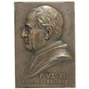 Pio XI (1922-1939). Placchetta 101x71