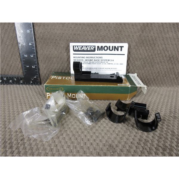 Weaver Pistol Mount for Ruger Single Six 22RF/22WMR