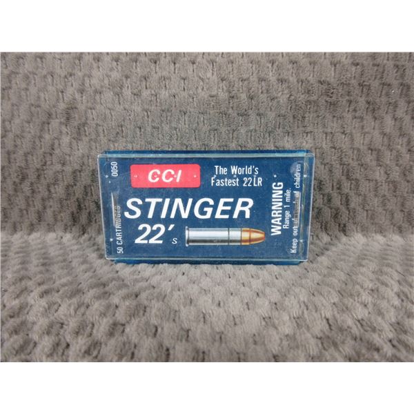 Collector Ammo - CCI Stinger 22 LR - Box of 50