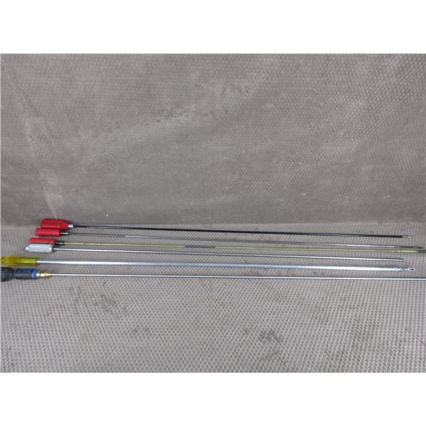6 - Rifle Cleaning Rods in Plastic Tube
