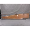 Image 1 : Leather Gun Case with Cordoroy Interior - Length 44"