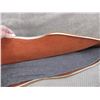 Image 4 : Leather Gun Case with Cordoroy Interior - Length 44"