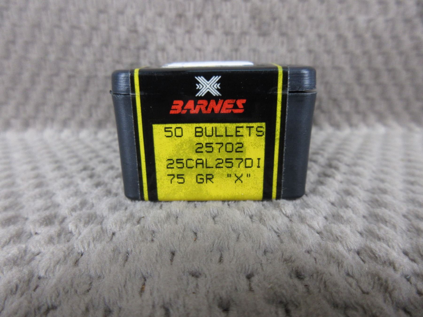 25 Caliber Barnes 75gr XBT .257 Box of 50 unopened