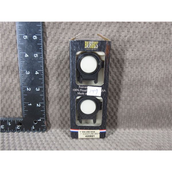 Burris 1" Zee Rings Medium #420521 Matte Black - NEW