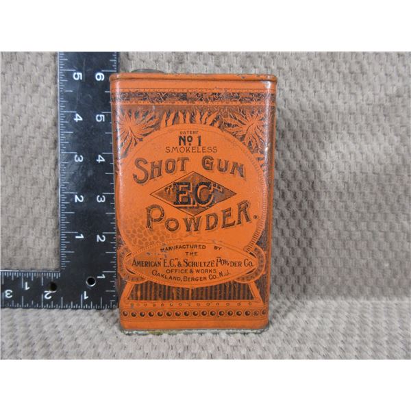 E.C. No.1 Smokeless Shot Gun Powder - Empty Can