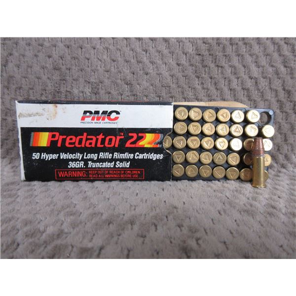 Collector Ammo - Predatore 22 by PMC 22 LR - Box of 50