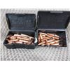 Image 1 : 25 Cal Barnes Bullets - 2 Containers 1 of 47 and 1 of 32