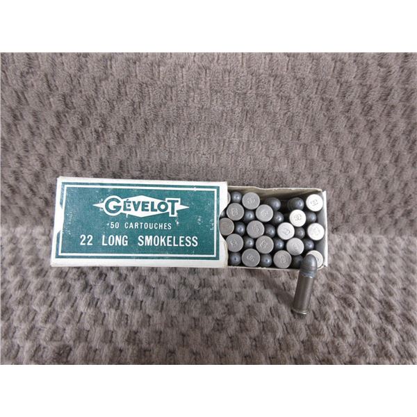 Collector Ammo - 22 Long by Gevelot 22 Long - Box of 50