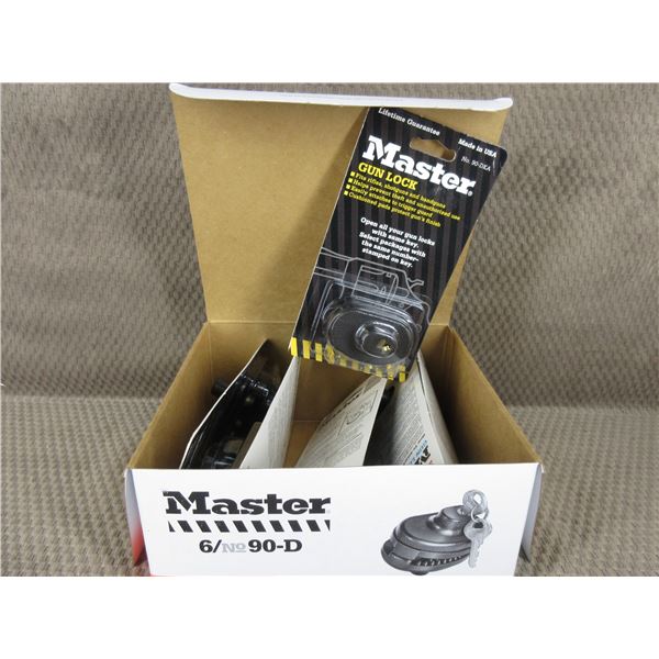 NEW Master Trigger Locks No. 90-D Keyed Alike - Box of 6