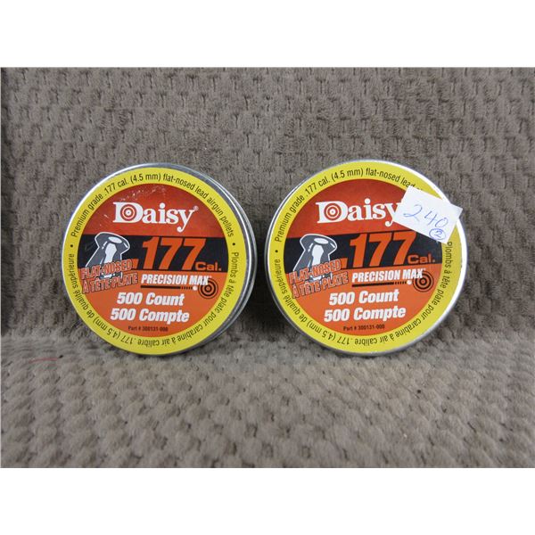 177 Daisy Precision Max Pellets 2 Tins of 500