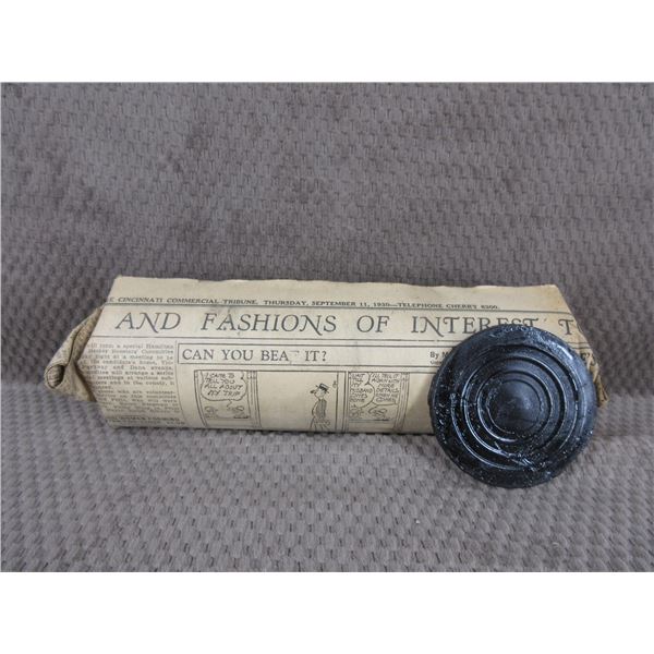 Roll of Peters Duvrock Targets - Date on Newspaper 1930