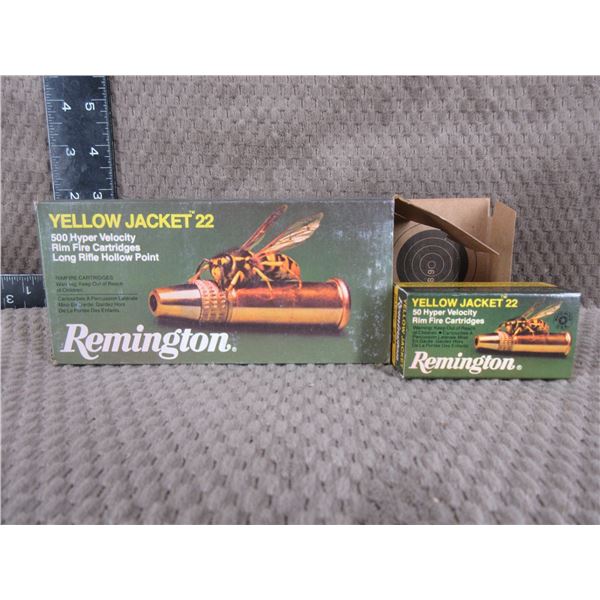 22 Yellow Jacket Remington  - Carton of 500