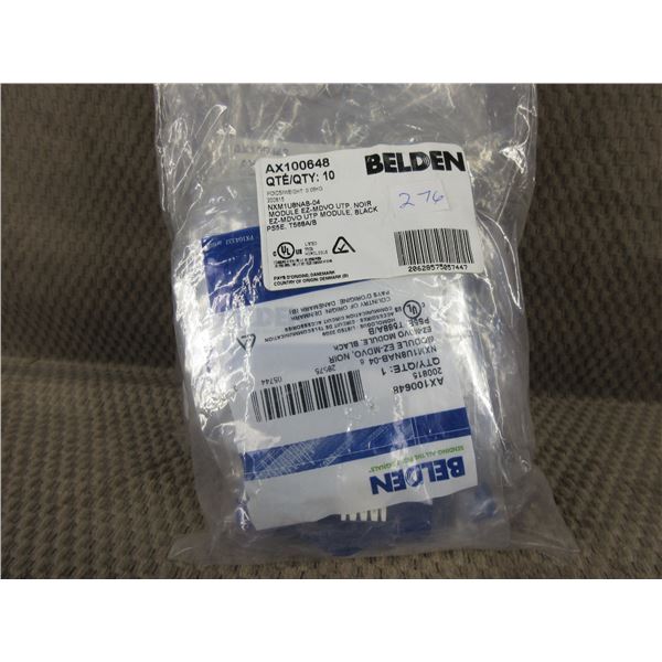 Beldon AX100648 Cable Connectors - 3 Bags of 10