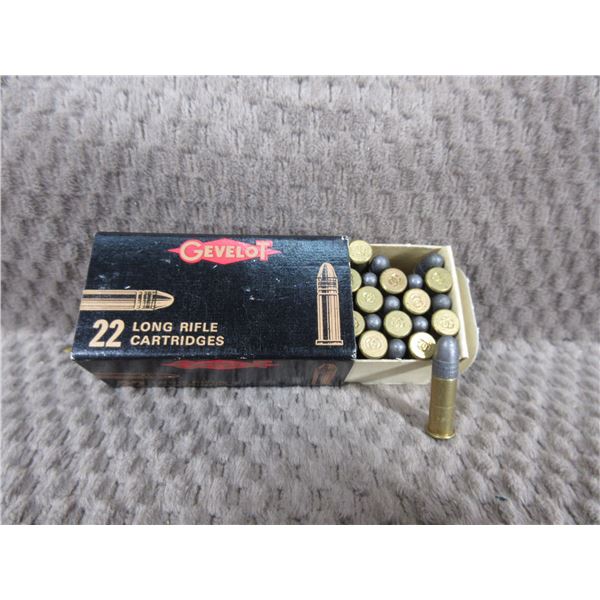 Collector Ammo - Gevelot 22 Long Rifle - Box of 50
