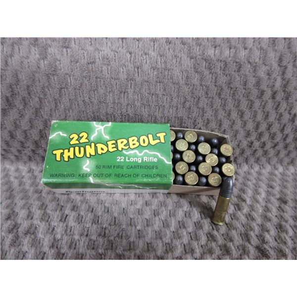 Collector Ammo - 22 Thunderbolt by Rem. 22 LR - Box of 50