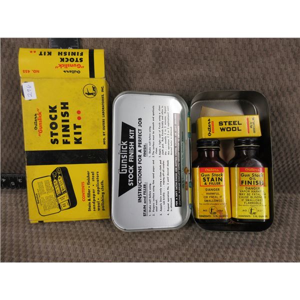 Outers "Gunslick" Stock Finish Kit - Bottles are Empty