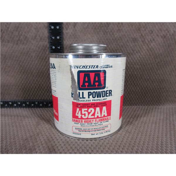 452AA Winchester Ball Powder - 3 LB Can - Appears full