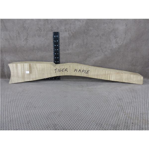 Tiger Maple Wood Stock Blank
