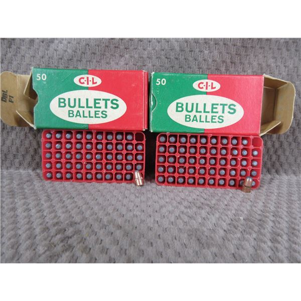 .257 Bullets 60gr - 2 Boxes of 50